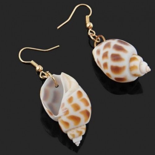 Seashells Conch Ocean Inspo Design Drop Earring